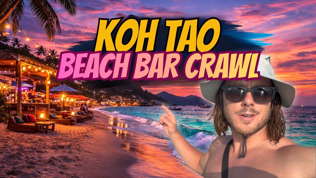 Koh Tao Beach Bar Tour… Started Classy, Ended in Chaos