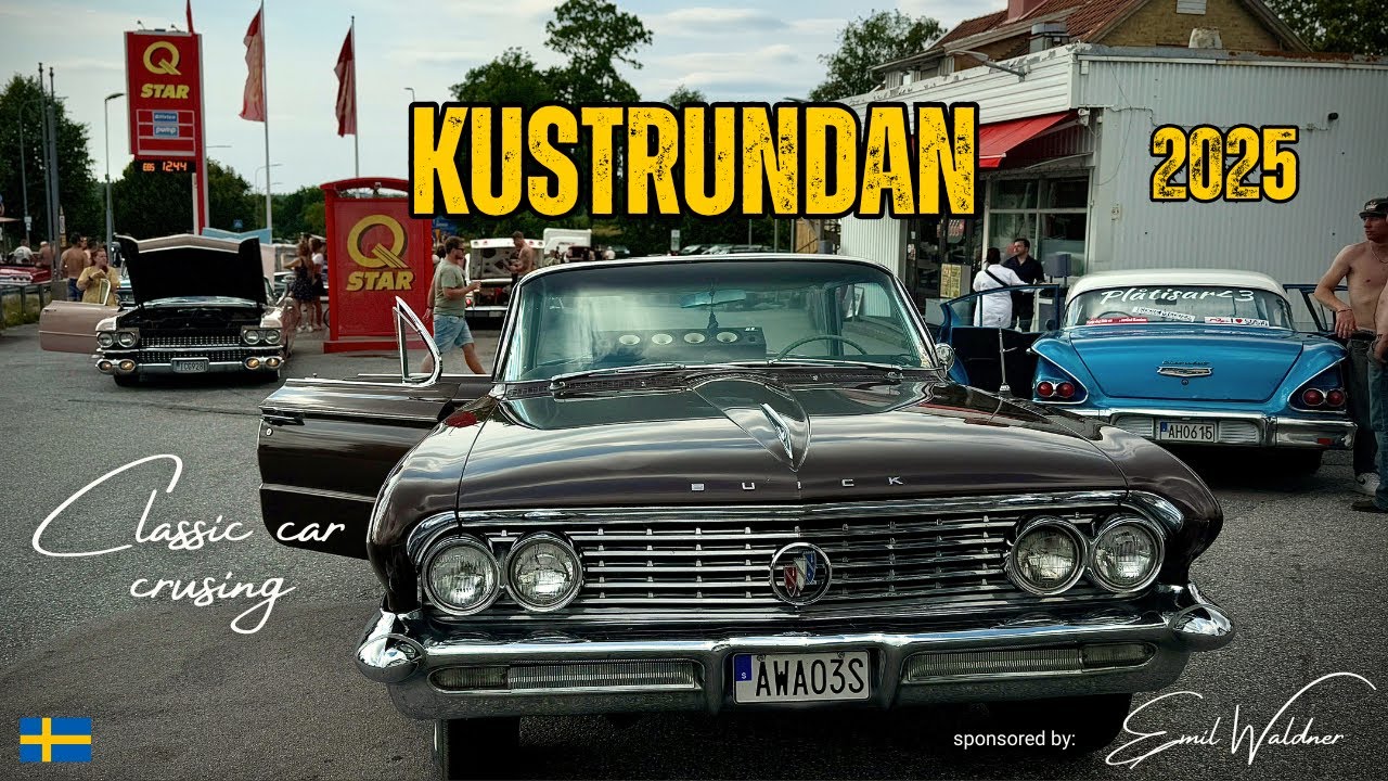 Classic Car Lovers’ Dream! | American Muscle | Kustrundan 2025 in Sweden | 스웨덴 클래식카 크루즈 감성