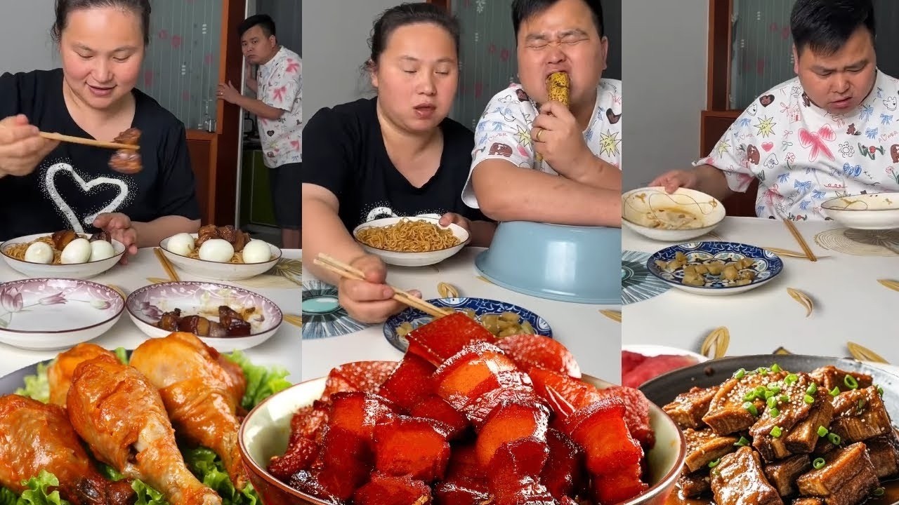 用鸡蛋当诱饵！老公抢鸡蛋得意忘形，红烧肉早被我偷偷吃光！【阿勇夫妇】