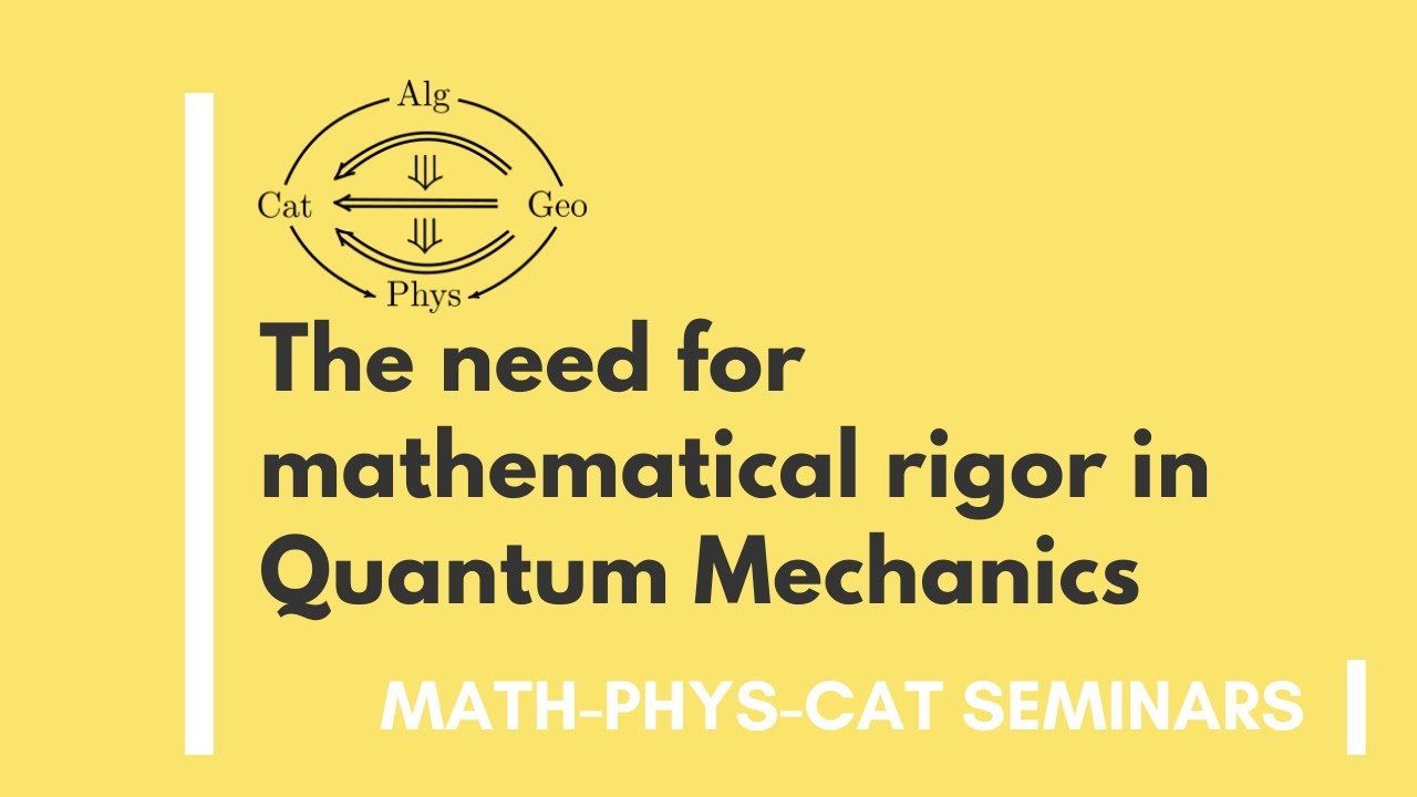 The need for mathematical rigor in Quantum Mechanics