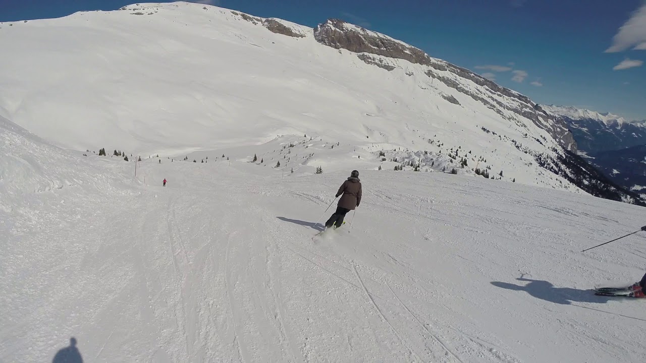Skiabfahrt La Siala - Flims