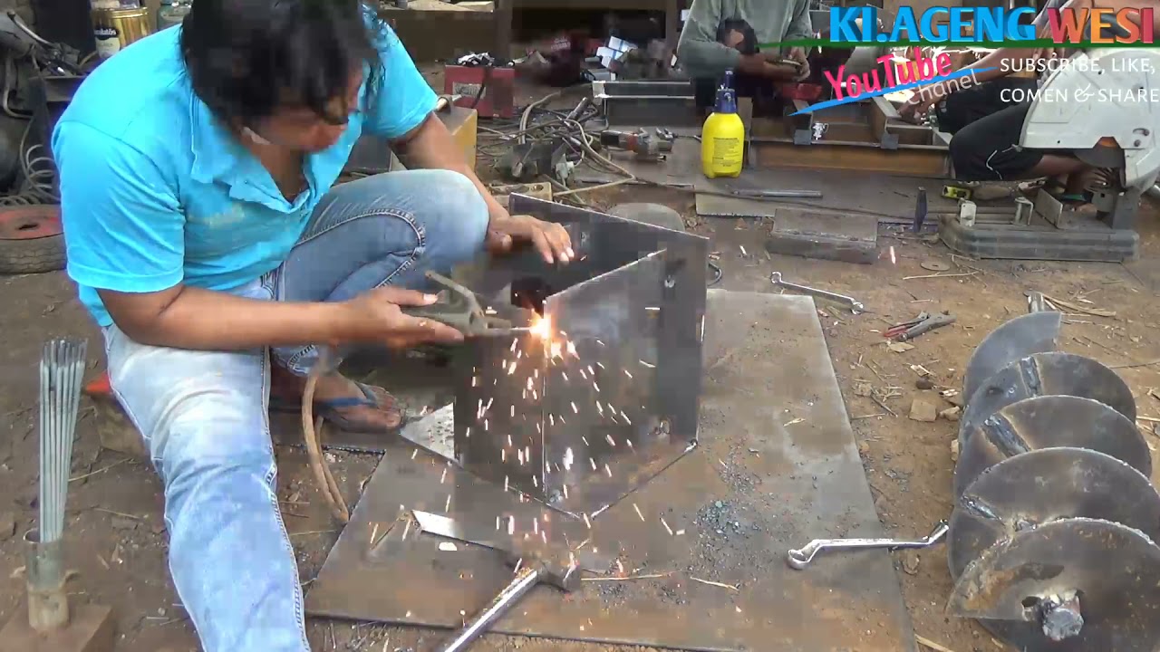 PEMBUATAN BOX GARDAN MESIN CETAK BATU BATA#Temanggung_gandem#Jateng_gayeng #batu_bata