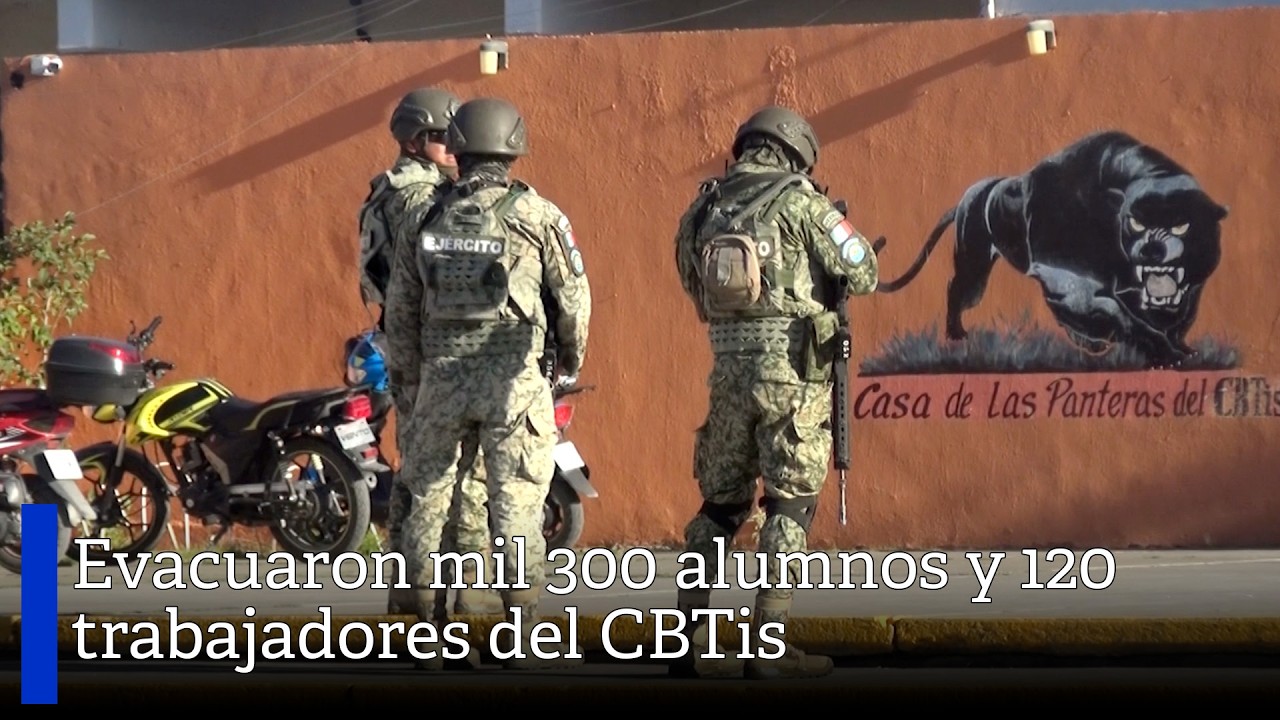 Evacuaron mil 300 alumnos y 120 trabajadores del CBTis