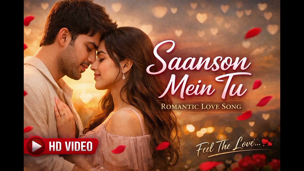 Saanson Mein Tu || New Hindi Romantic Song || Romantic Love Song ❤️