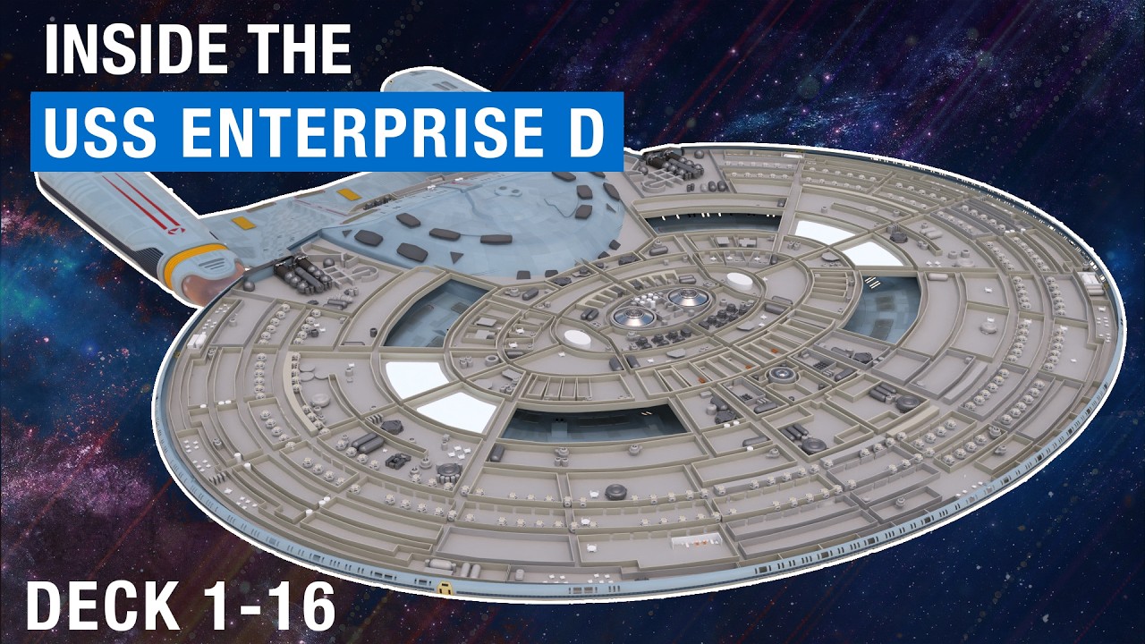 Внутри USS Enterprise D (палуба 1-16)