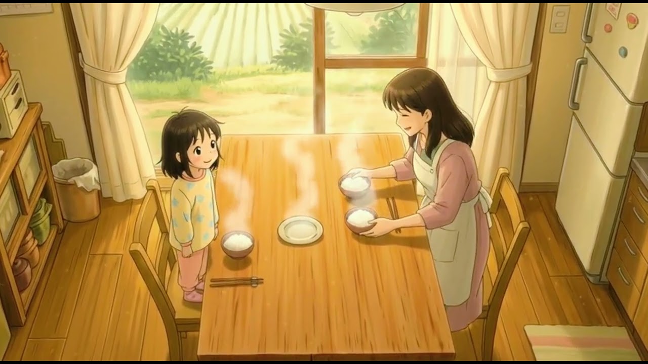 The First Morning In Our New Home | Ghibli style video