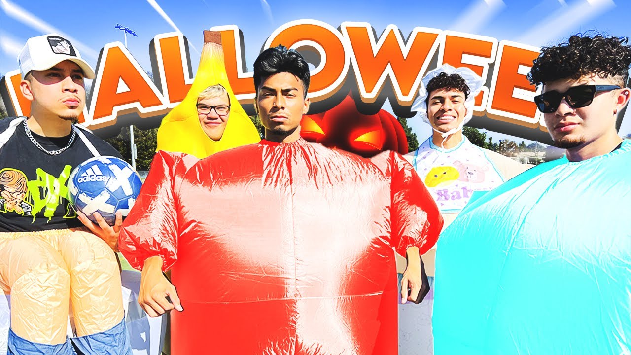 МЫ ИГРАЛИ В ФУТБОЛ В КОСТЮМАХ НА ХЭЛЛОУИН!!