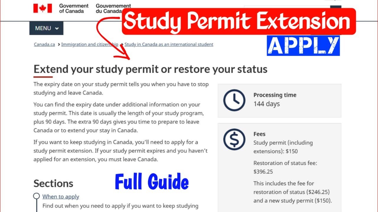 How to Apply for a Study Permit Extension inside Canada (Step-by-Step) | IRCC Study Permit Extension