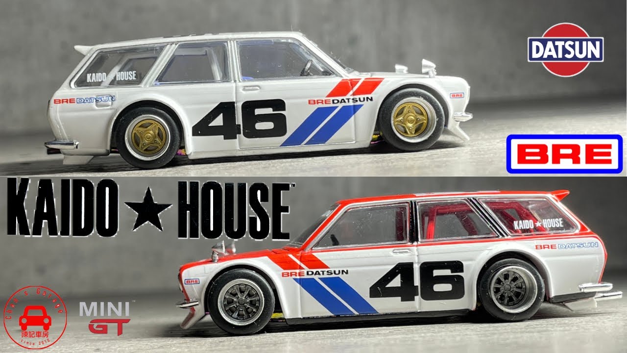 Kaido House x MiniGT BRE  Datsun 510 Wagon