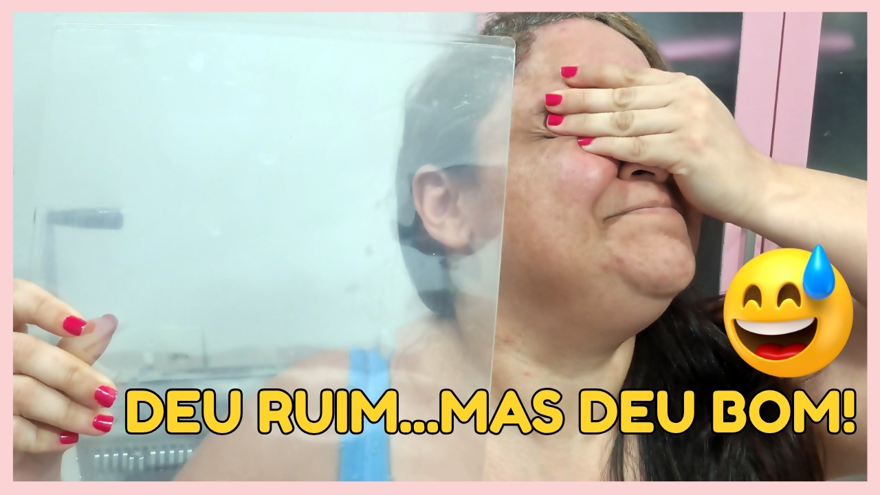 COMPREI MINHA LAMINADORA JST! 😱 O PROTETOR TÉRMICO DEU ERRADO (e DEPOIS DEU CERTO 😂