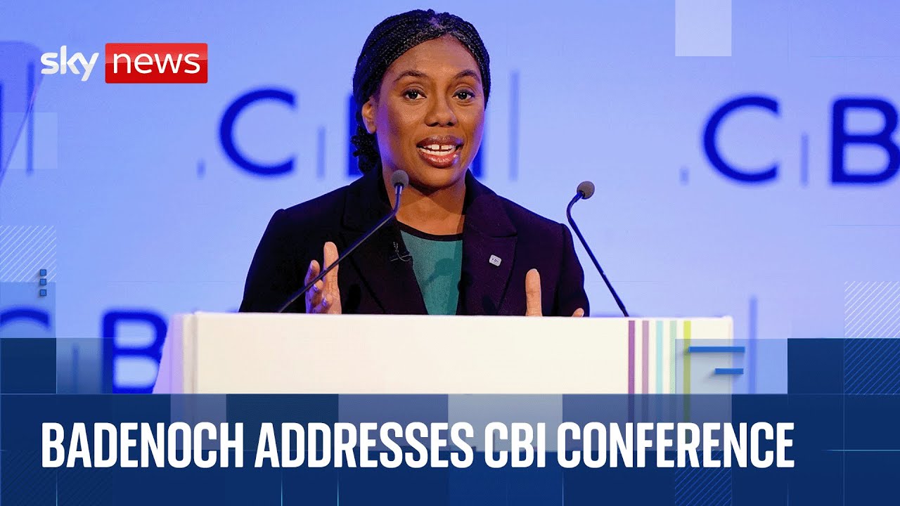 Badenoch takes aim at the government's Employment Rights Bill as she addresses business leaders