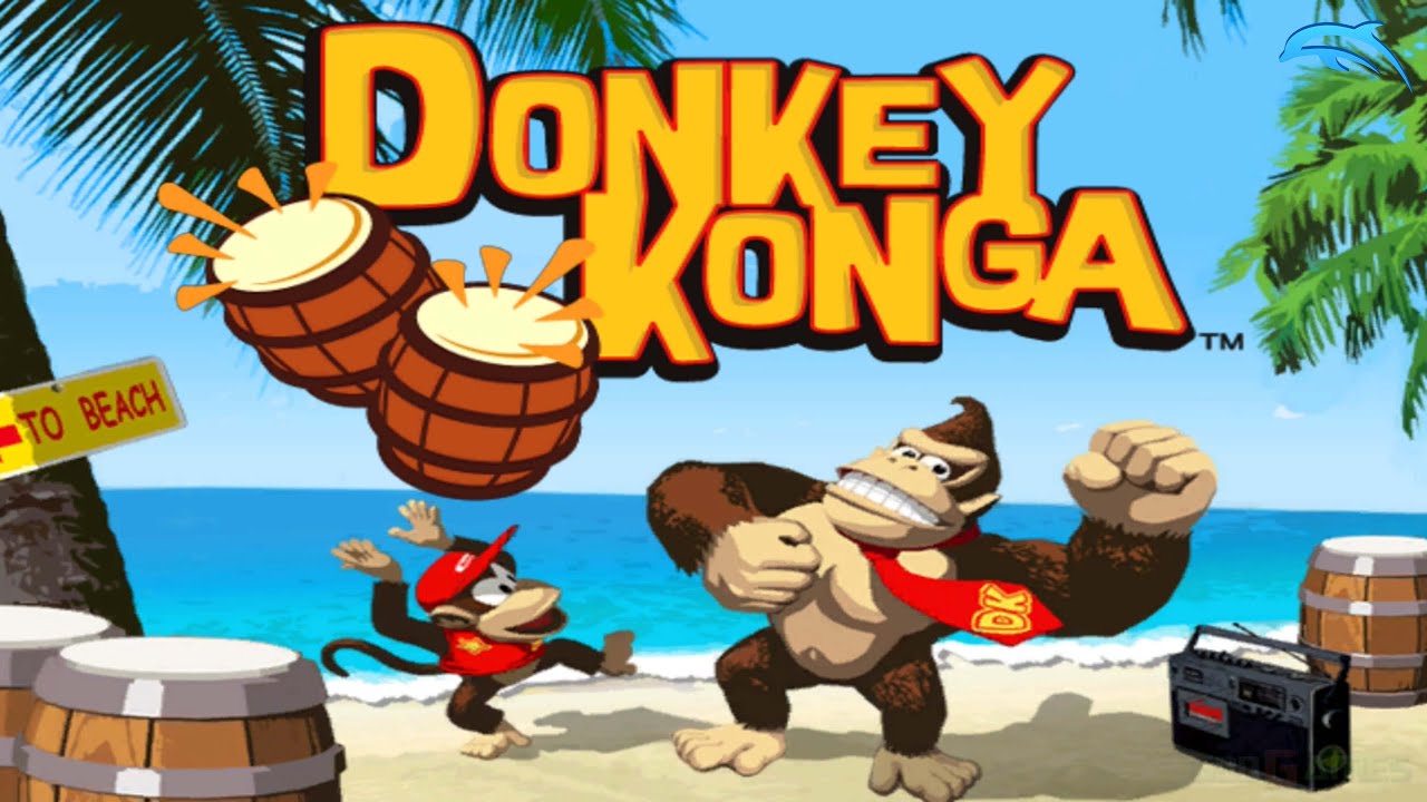 Donkey Konga - Gamecube Gameplay (DOLPHIN)
