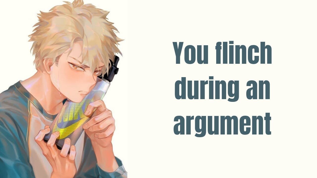 When you flinch during a fight - Bakugou x Listener