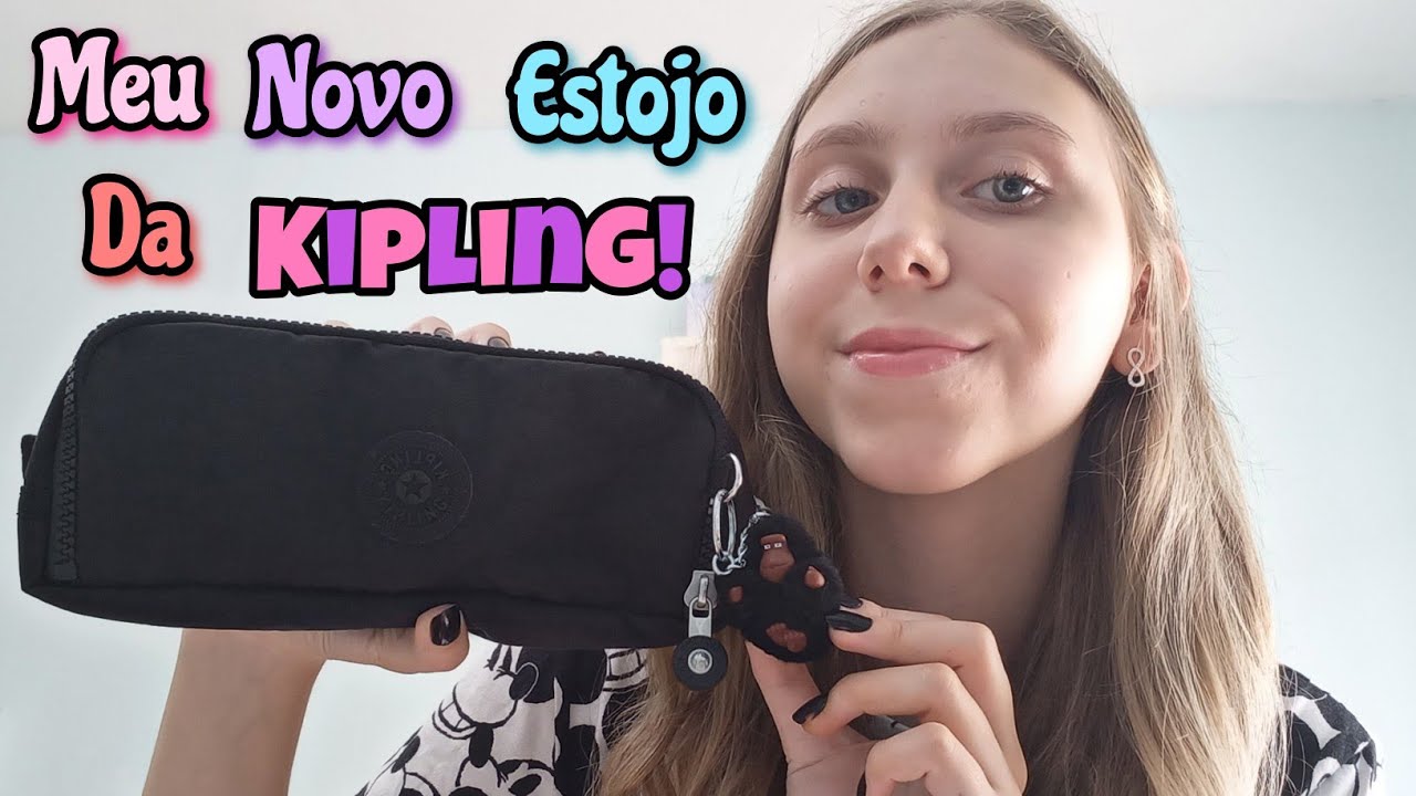 MOSTRANDO MEU NOVO ESTOJO DA KIPLING | Gitroy True Black