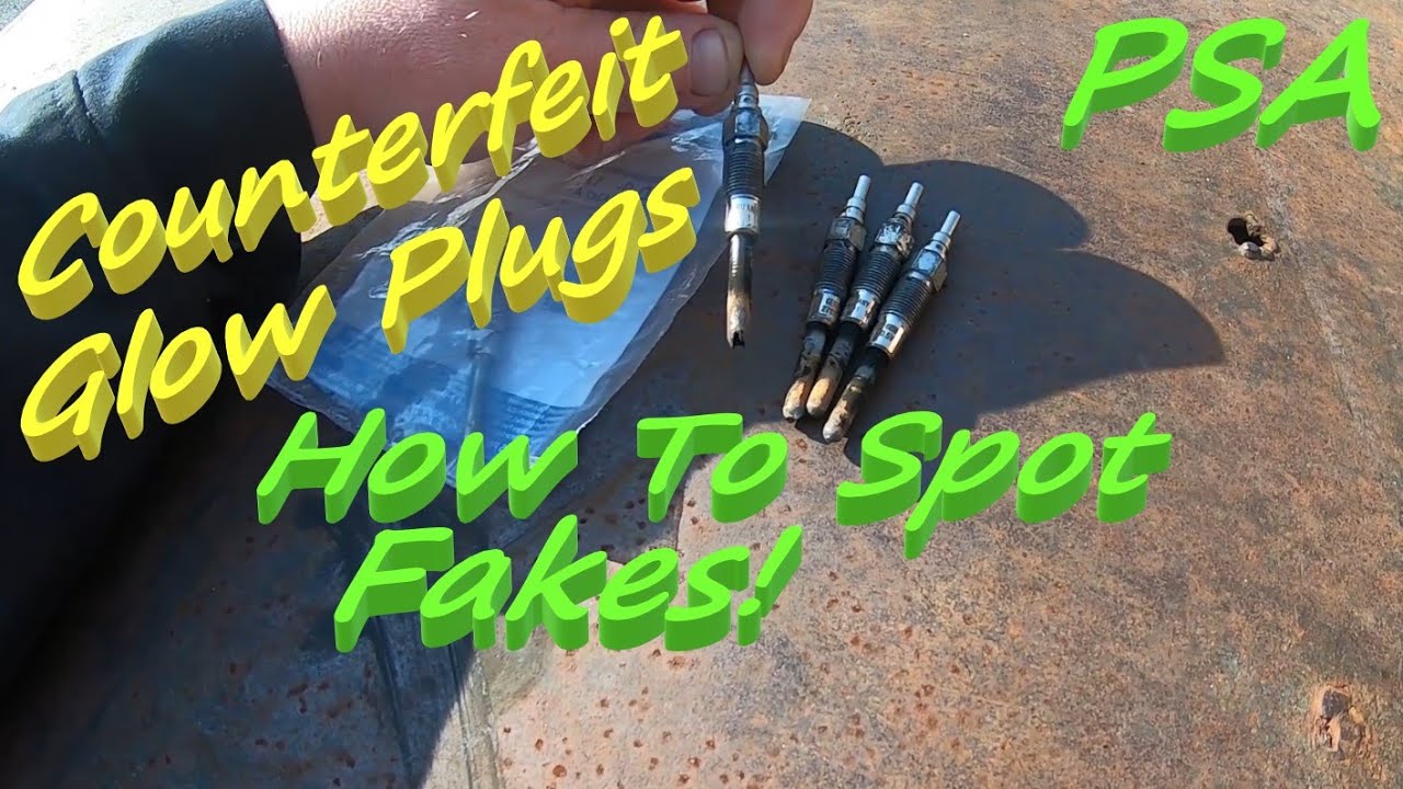 How To Spot Counterfeit Motorcraft Glow Plugs - Fakes - IDI - ZD9 - Beru