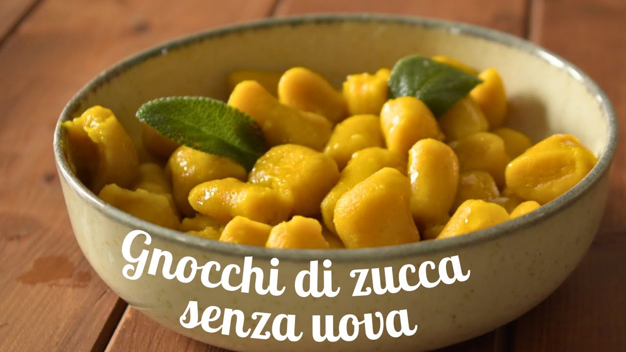 Gnocchi di zucca senza uova MORBIDISSIMI - ricetta facile con poca farina e senza patate