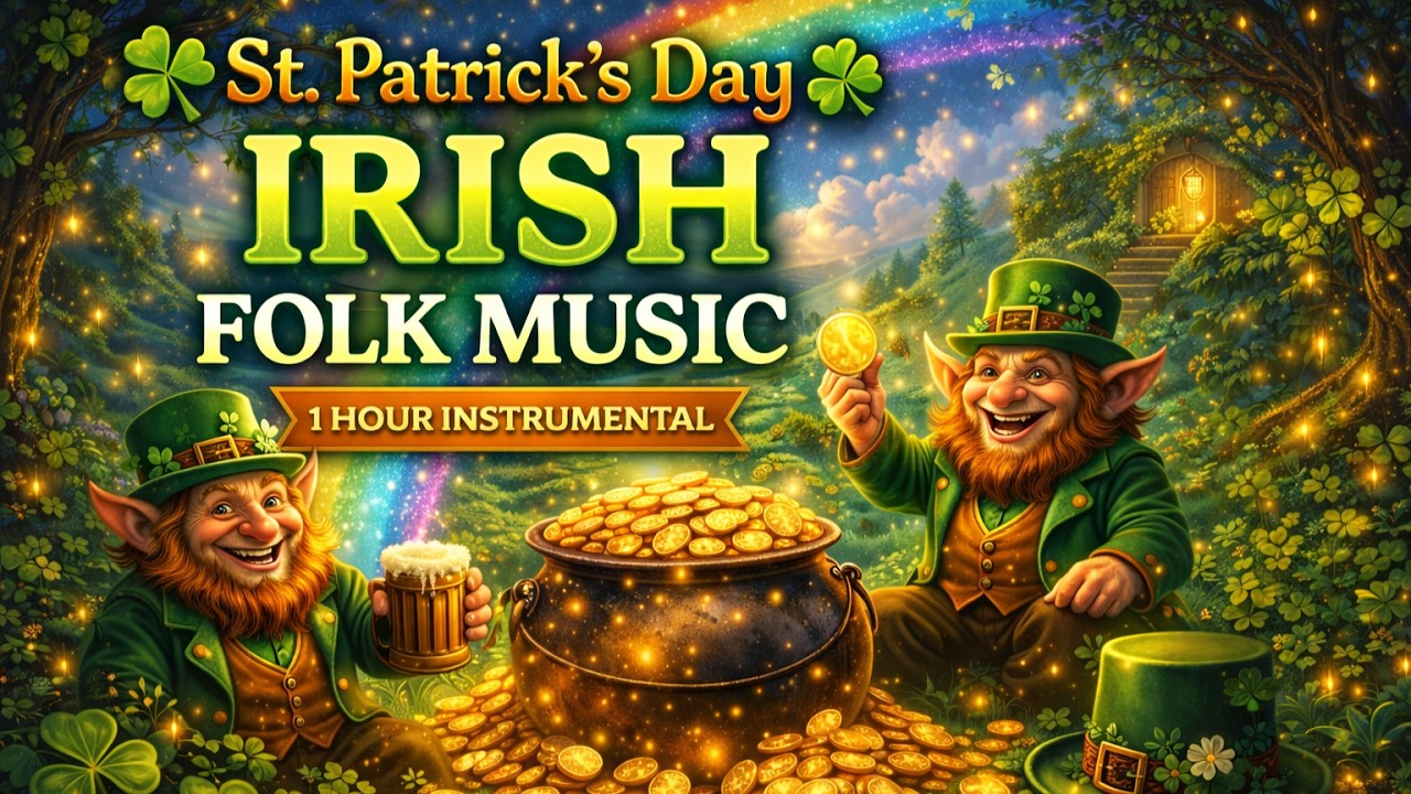 ☘️ St. Patrick’s Day Irish Folk Music | Happy Celtic Pub Celebration Instrumental (1 Hour)