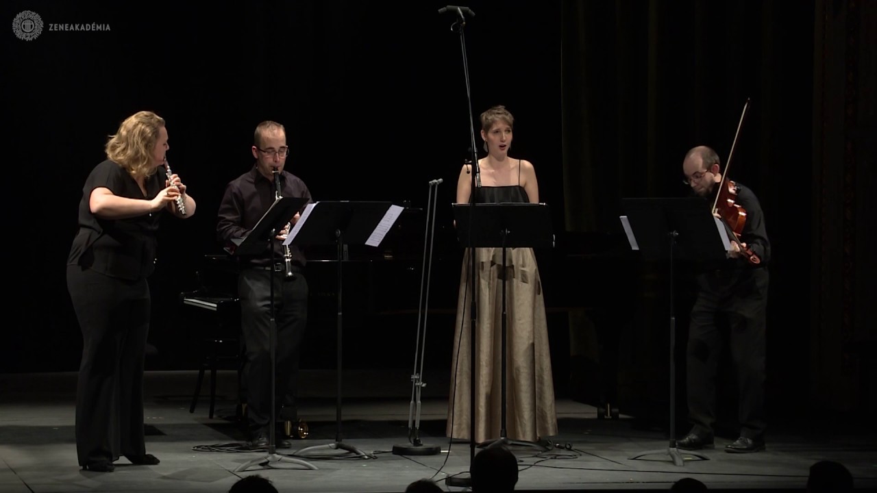 Igor Stravinsky: Three Songs from William Shakespeare - Molnár, Bán, Pálfi, Tornyai