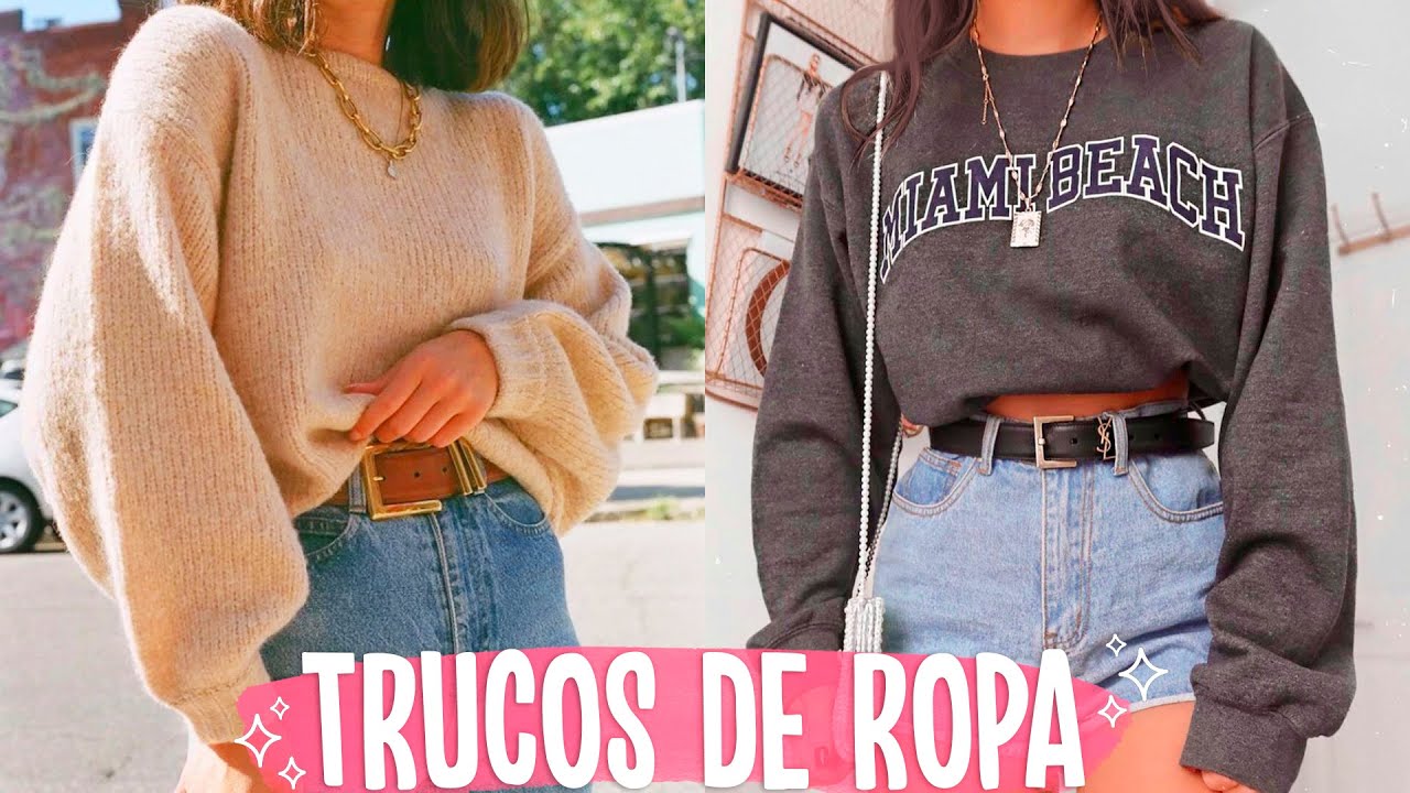 15 TRUCOS PARA TU ROPA QUE NECESITAS SABER!! TRUCOS DE MODA - Tutoriales Belen