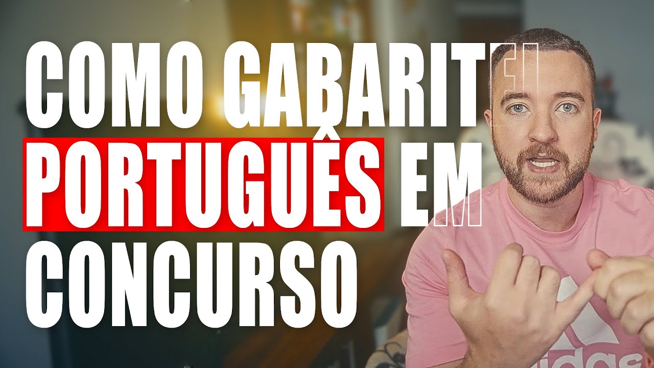 Como estudar PORTUGUÊS para CONCURSOS PÚBLICOS [Aprovado em 3 Concursos]