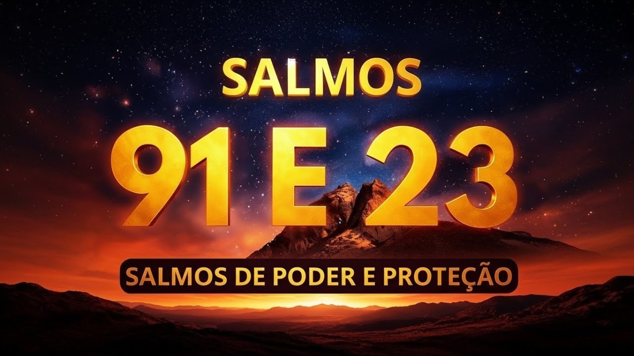Salmos 91 e 23 em Oração: Refúgio, Paz e Prosperidade em Deus