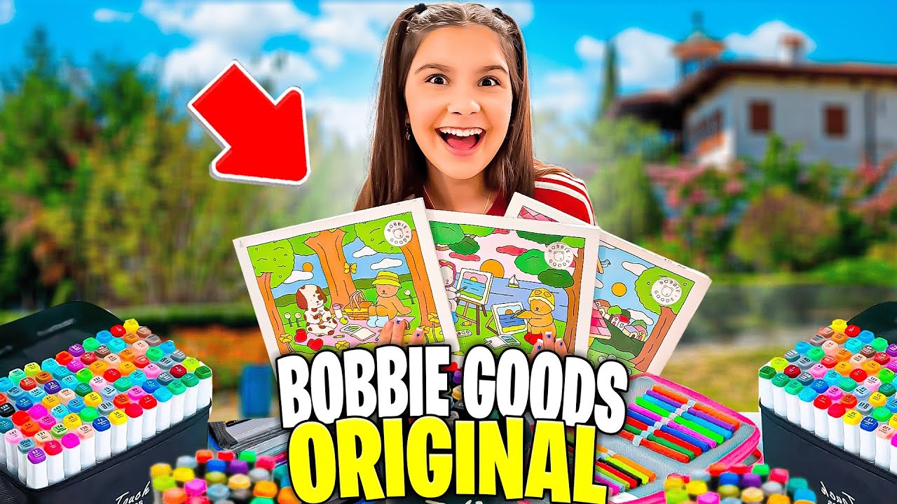 TESTEI O MAIOR KIT DE CANETAS DO MUNDO E PINTEI BOBBIE GOODS ORIGINAL *Será que deu certo?