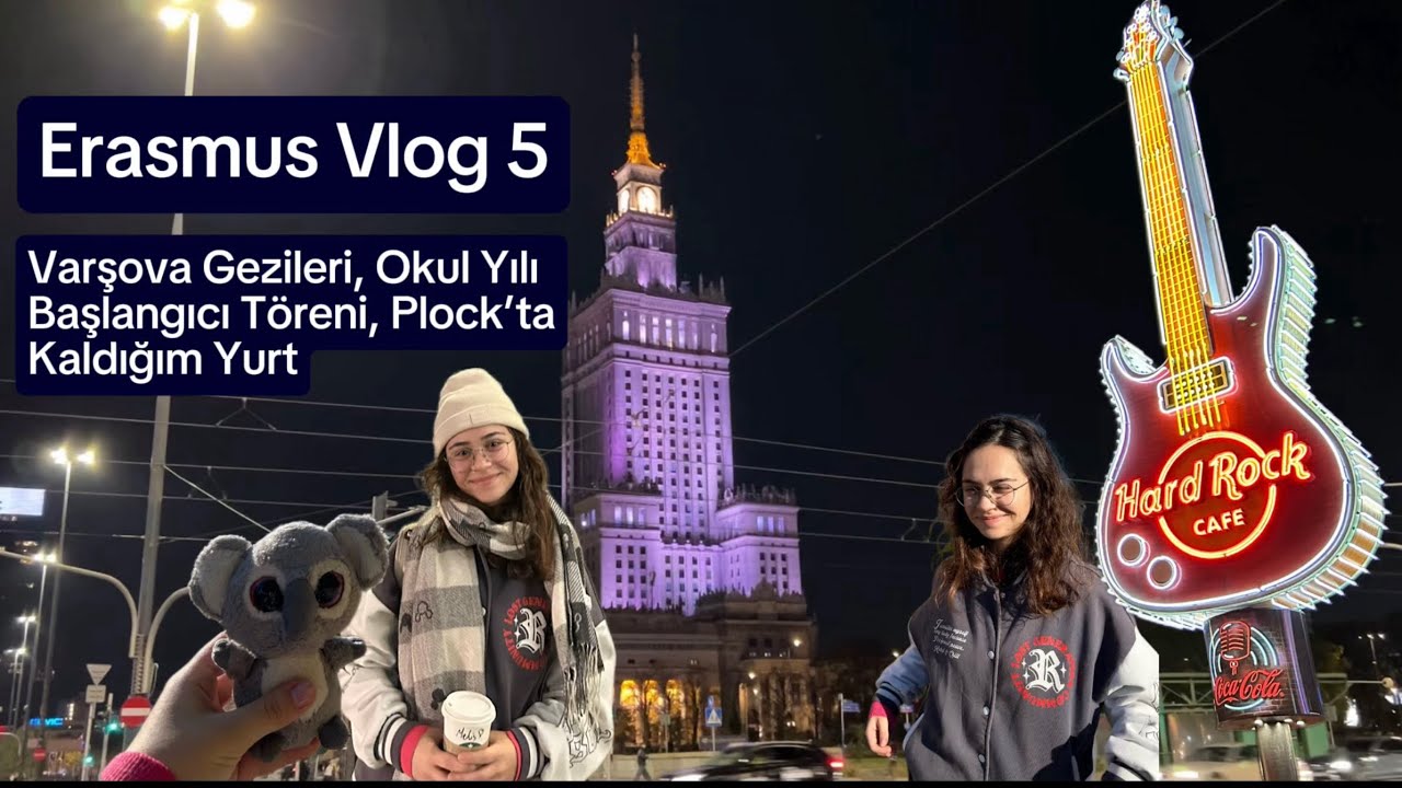 Erasmus Vlog 5 - Varşova Gezileri, Okul Yılı Başlangıcı Töreni, Plock’ta Kaldığım Yurt