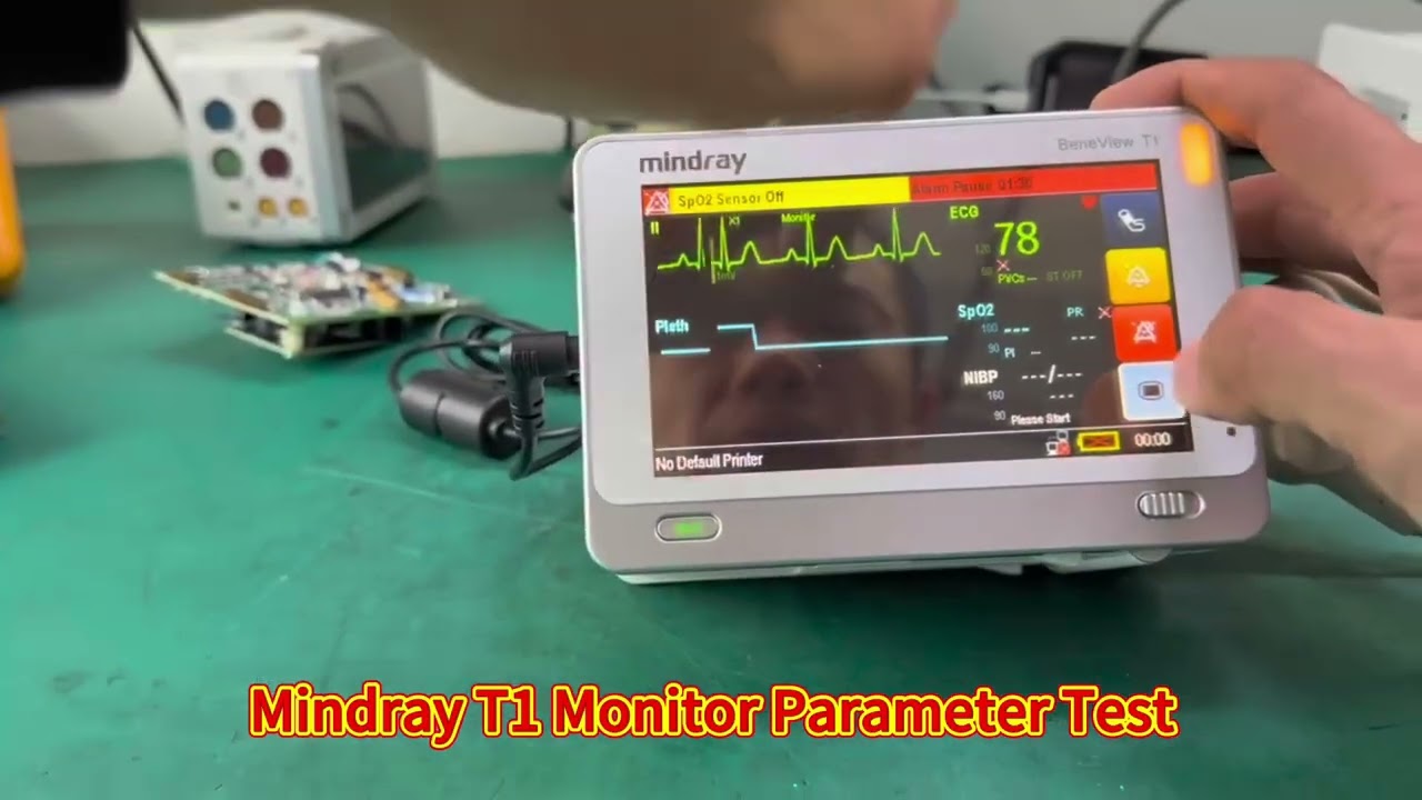 Mindray T1 Patient Monitor Tested Excellent Condition