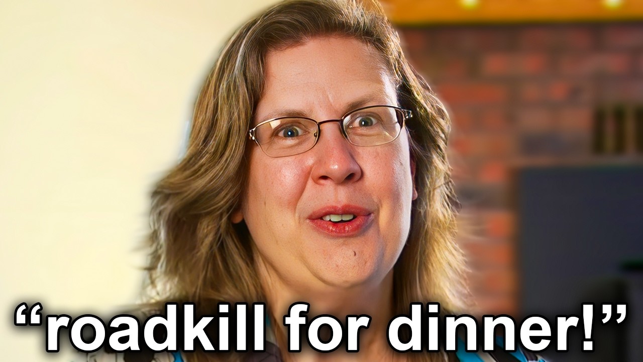 Cheapskate parents feed their 10 kids ROADKILL for dinner..