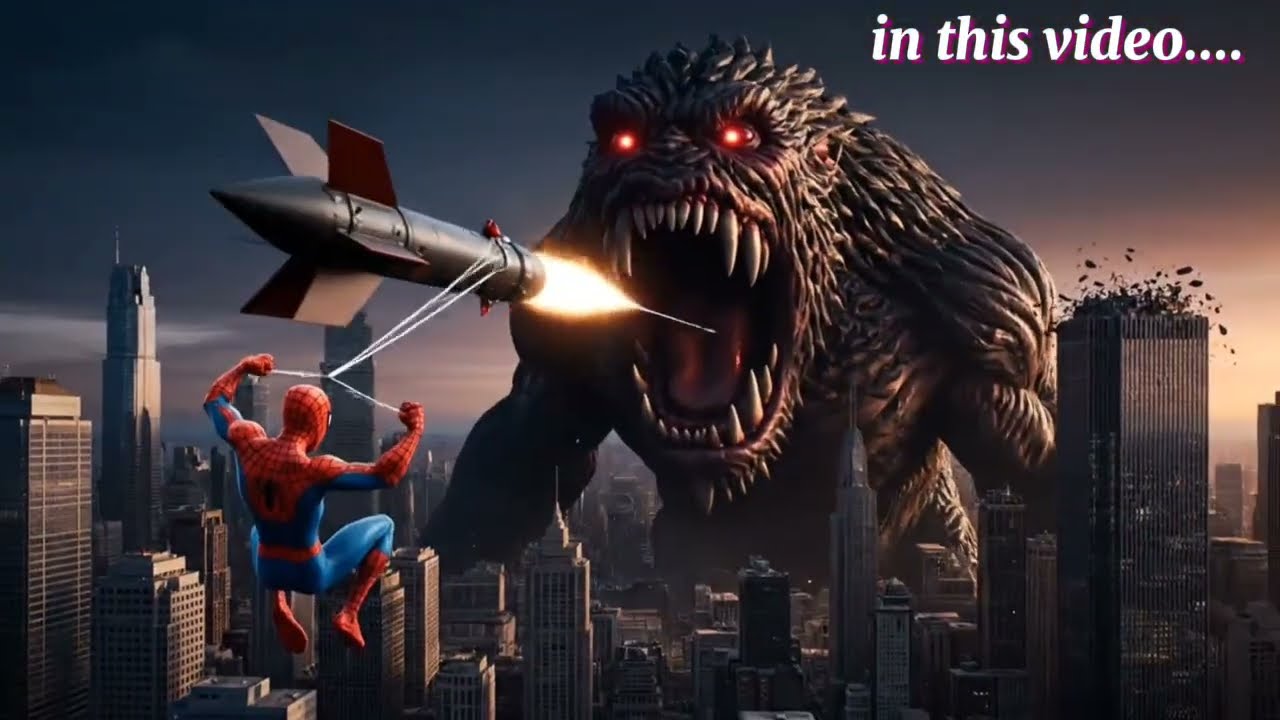 Army vs Flying Monsters Destruction |  Spider-Man vs 100 Monsters | Epic City War Full Action movie 