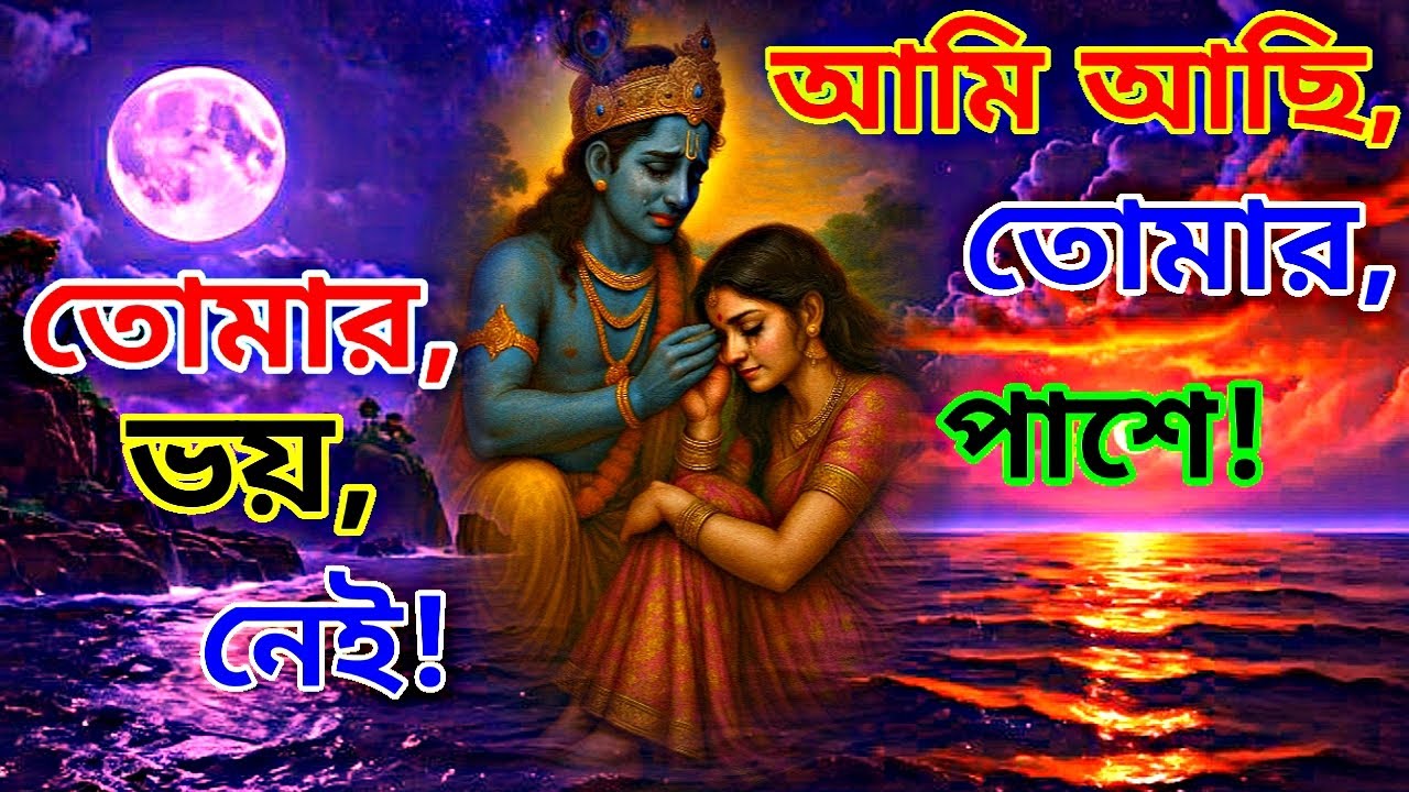 অন্ধকারে কাঁদলেও ভগবান বলেন – আমি তো আছি ! God opens a hidden path for you.