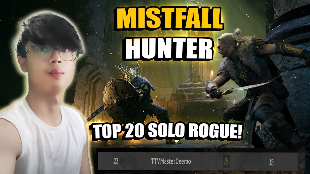 MISTFALL HUNTER HIGH RANKED SOLO ROGUE/SHADOWSTRIX GAMEPLAY MONTAGE #1 | NEW PVPVE EXTRACTION GAME?!