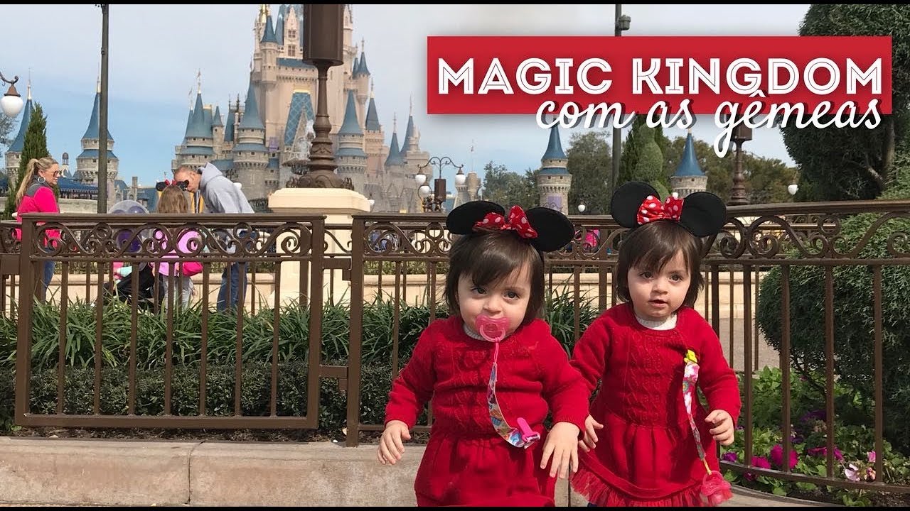 VLOG - ELAS CONHECERAM O MICKEY | Jéssica e as Gêmeas