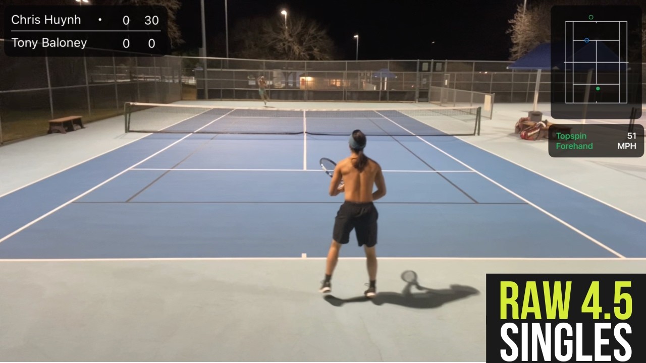 4.5 USTA Tennis Night Match | Counterpuncher vs Asian Dominic Thiem