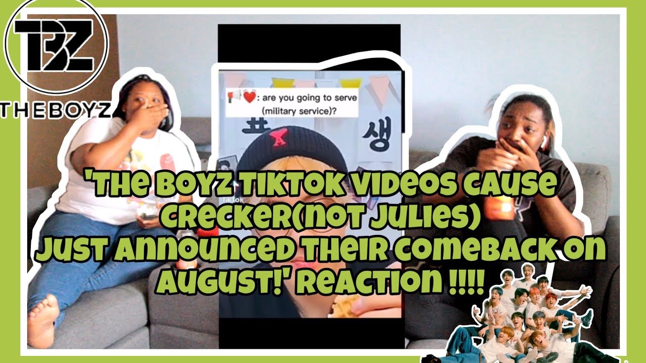 DAY #12 THE BOYZ TIKTOKS CAUSE CRECKER(NOT JULIES) JUST ANNOUNCED THEIR COMEBACK ON AUGUST REACTION!