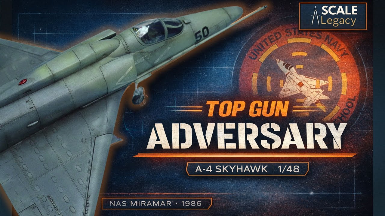 TOPGUN Adversary Briefing: A-4 Skyhawk| 1/48 HobbyCraft (Finished Model)
