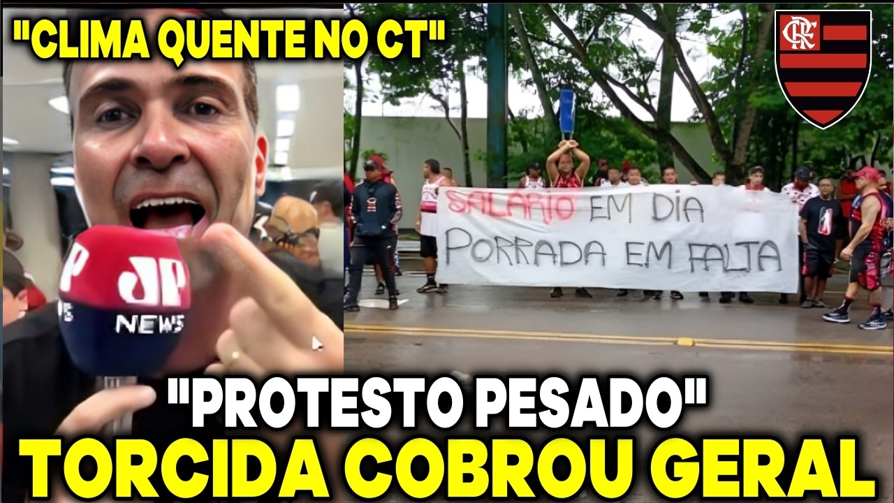 URGENTE! TORCIDA FAZ PROTESTO PESADO NO NINHO DO URUBU 
