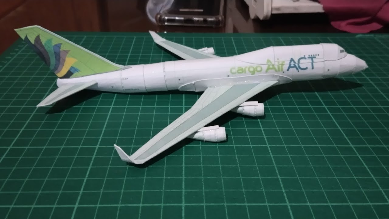 Air ACT Cargo B747-400 (TC-ACF) Papercraft Model 🇹🇷