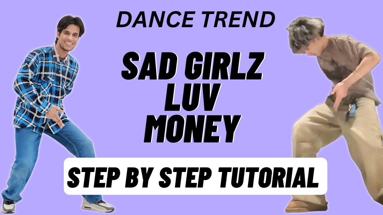 Sad Girlz Luv Money Reels Dance Trend Tutorial | Sad Girlz Luv Money Dance Challenge Tutorial