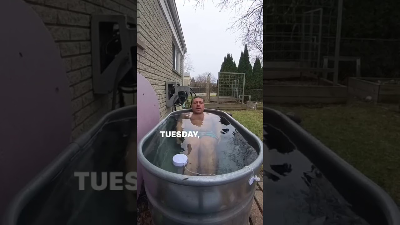 DAY 111: BUILD GOOD HABITS! I&rsquo;ve been taking an ice bath every single day for the past 100+ days!