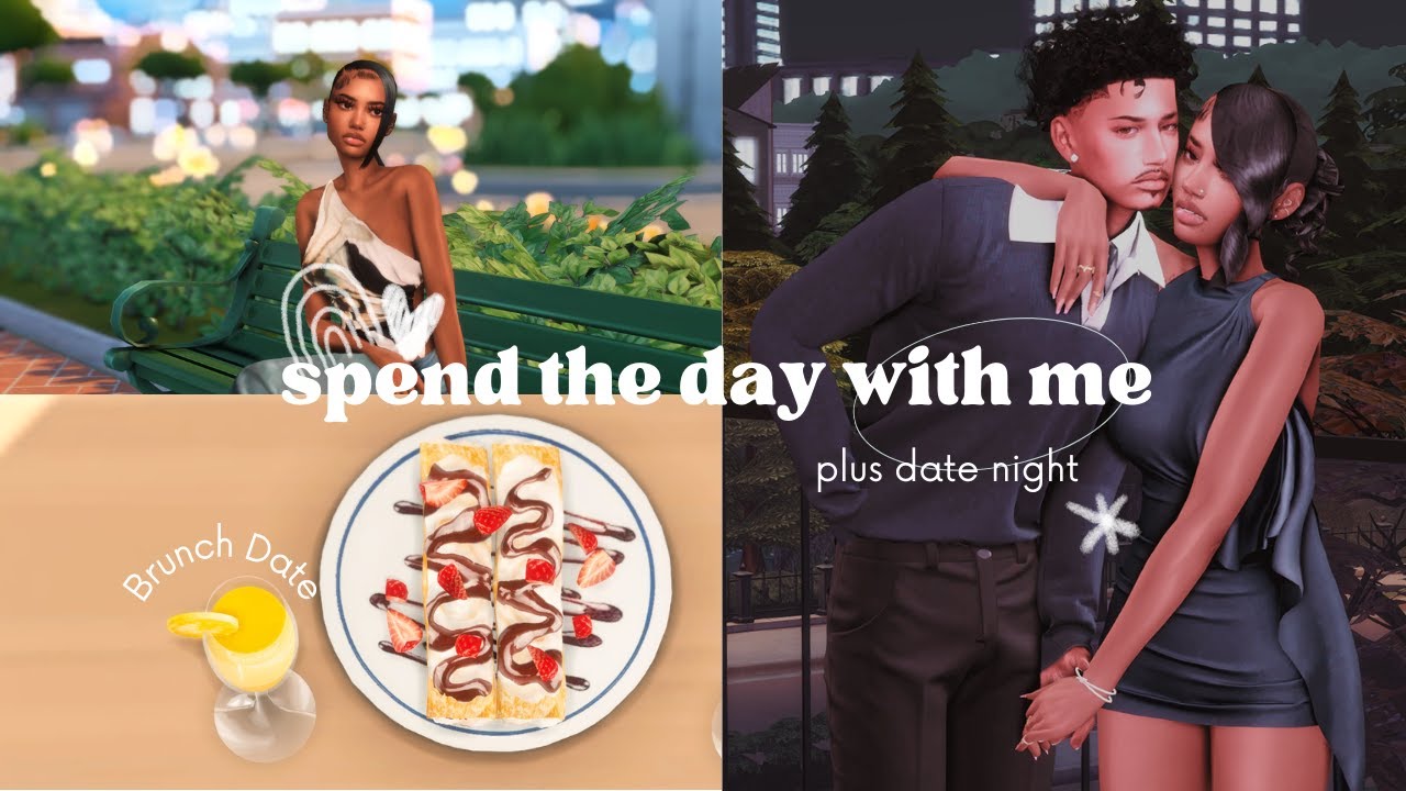 Come spend Saturday night with me! Plus Date Night💋 | Sims 4 Date Night Vlog🎥