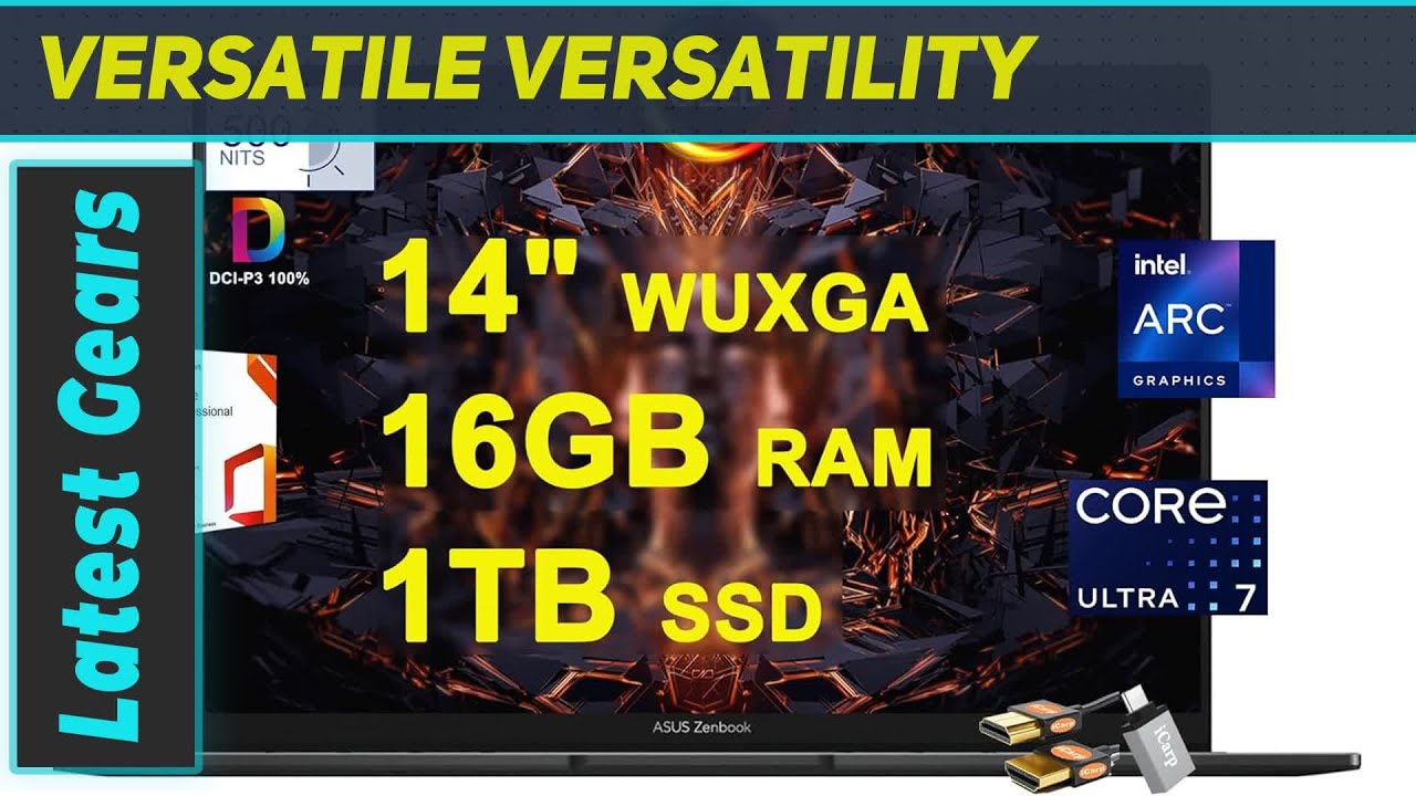 ASUS Zenbook 14X OLED UX3404 (2023) - Best Thin and Light Workstation Laptop
