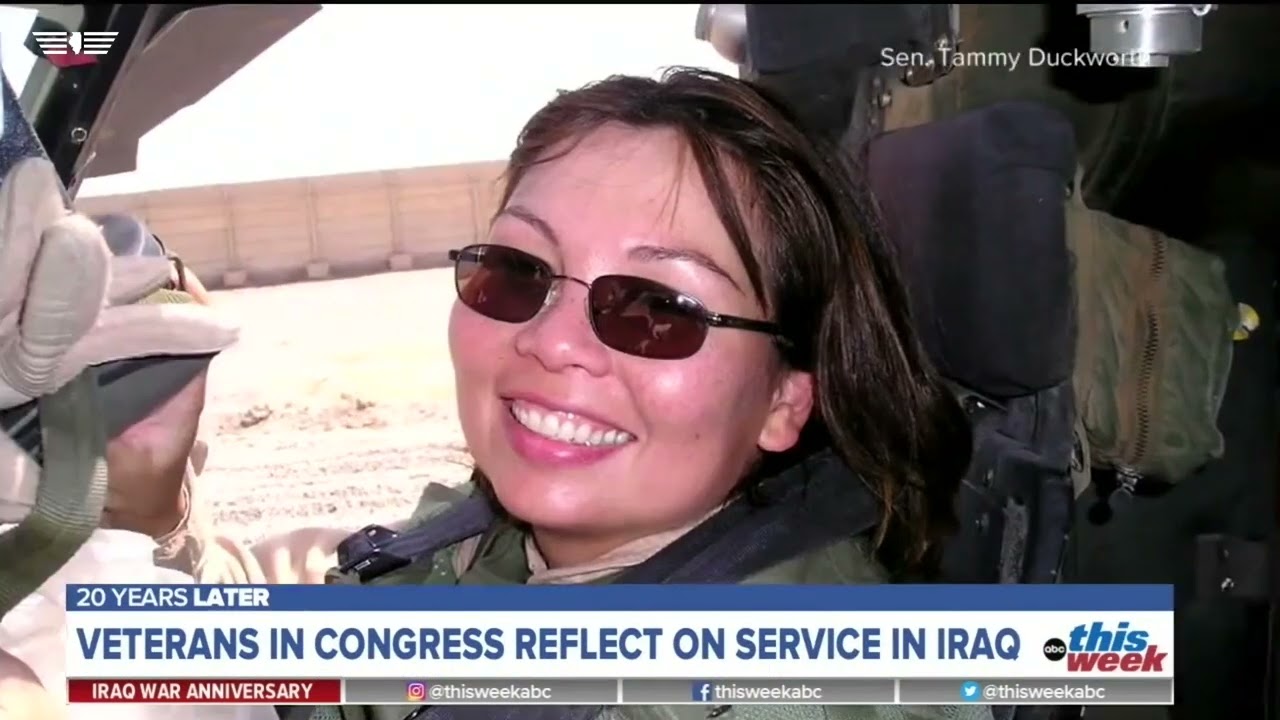Duckworth Joins ABC's This Week to Discuss Her Service in the Iraq War