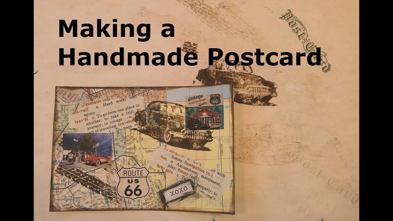 Making a Handmade Postcard