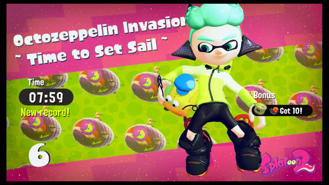 Splatoon 2 Story - Octozeppelin Invasion - Time to Set Sail (Scroll and Sardinium)