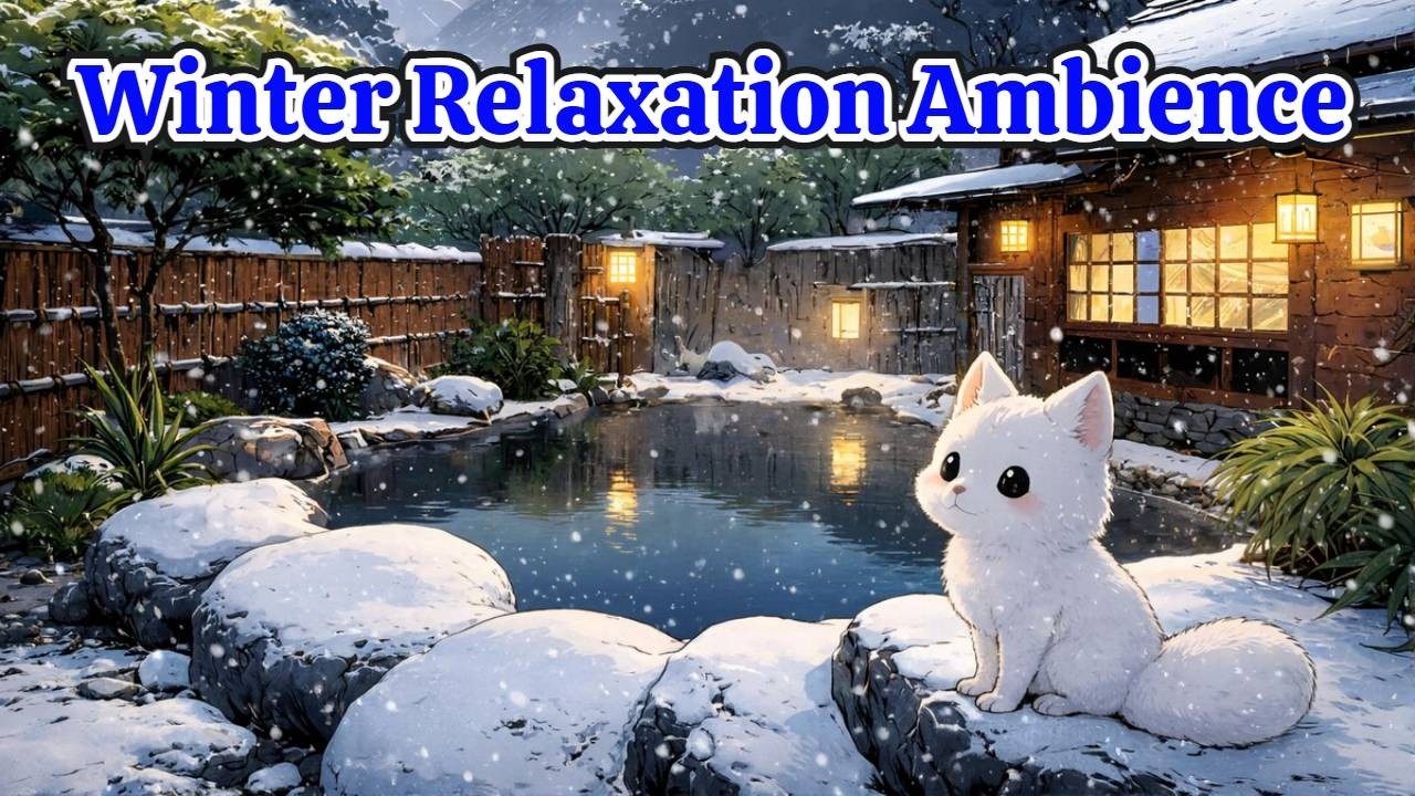 Lofi (1) 2-Hour ❄️ Winter Relaxation Ambience