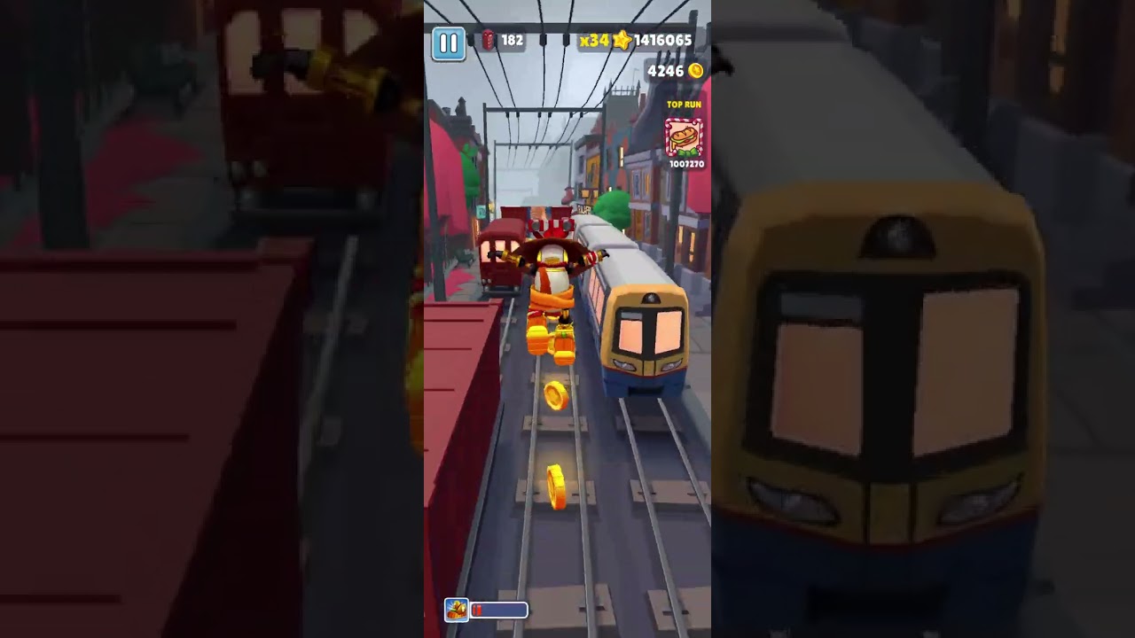 Day 35 daily subway surfers collected 5000 coins