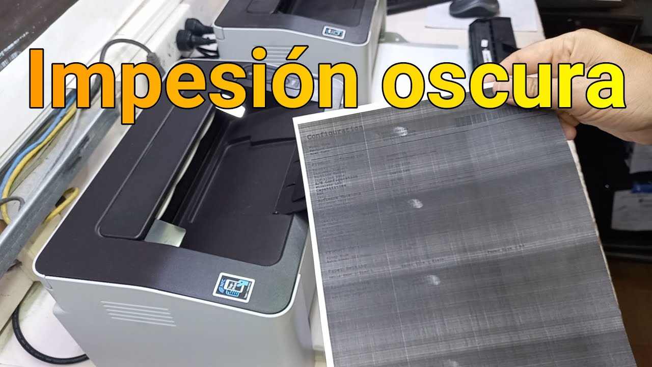 Samsung XPress M2020w imprime oscuro