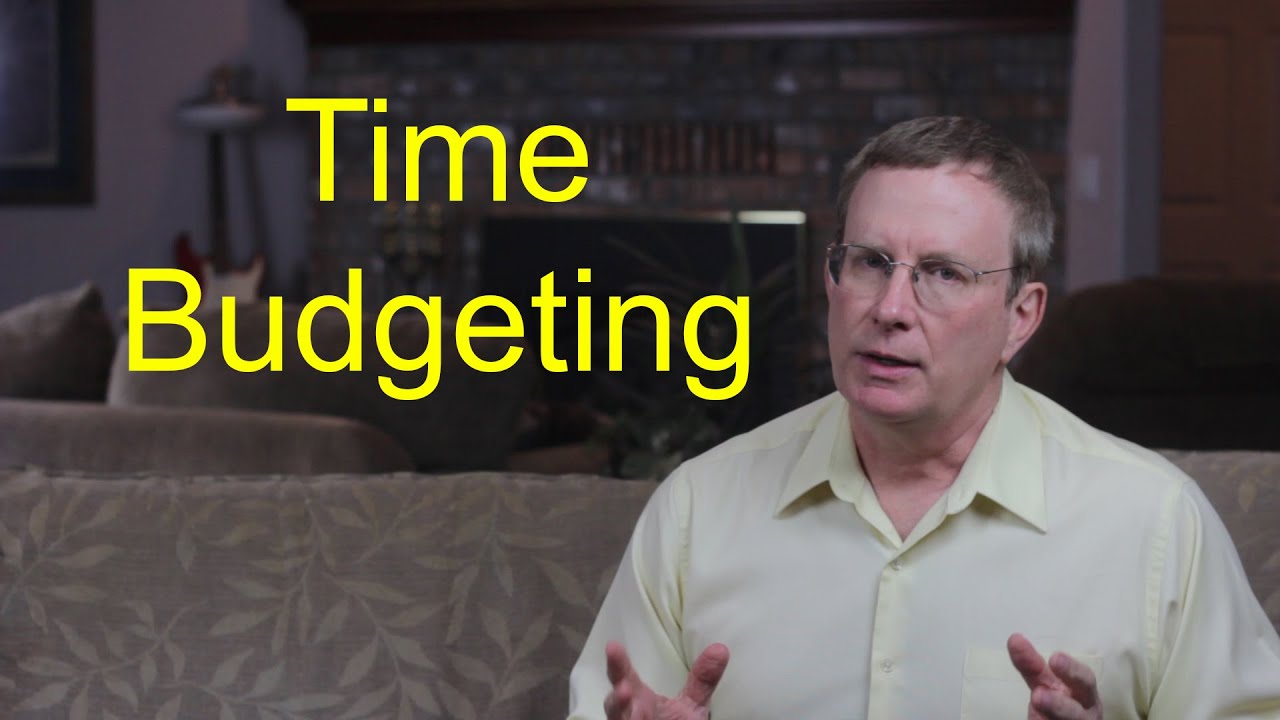 Budgeting Your Time