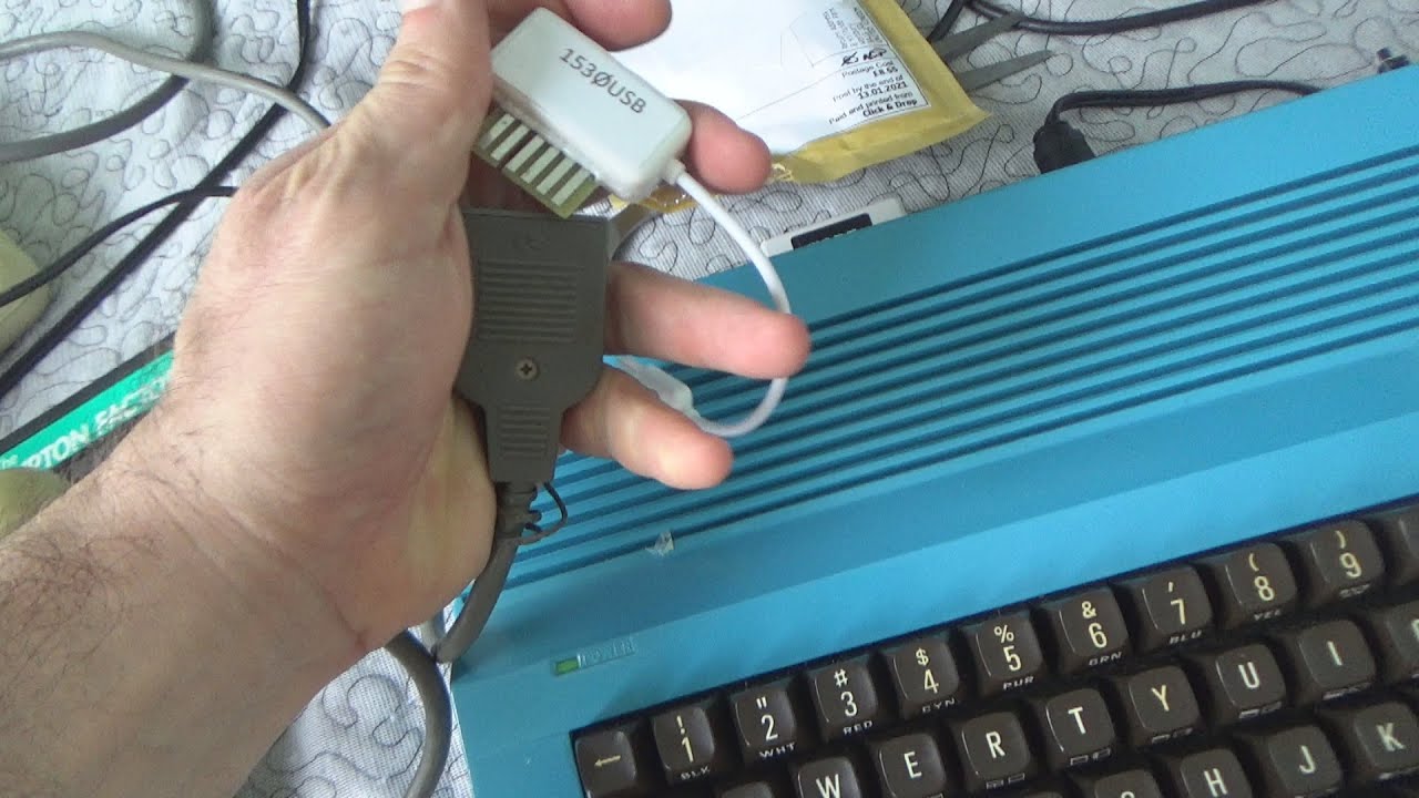Commodore 1530USB Datasette To PC Adapter C2N Tape Recorder Tapuino C64 VIC20 Unboxing and Test